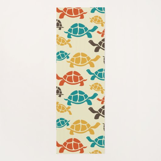 Multicolorschildpad Yogamat (Achterkant)