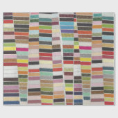 Multicolorstalen in de vorm van muts cadeaupapier (Vlak)