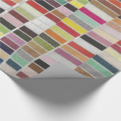 Multicolorstalen in de vorm van muts cadeaupapier (Hoek)