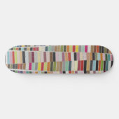 Multicolorstalen in de vorm van muts skateboard (Horizontaal)