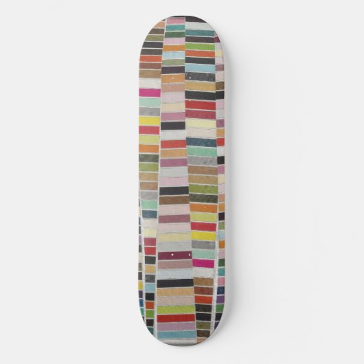 Multicolorstalen in de vorm van muts skateboard (Voorkant)