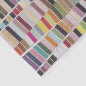 Multicolorstalen in de vorm van muts tissuepapier (Detail)