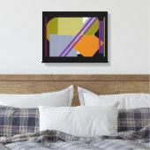 "Multicolot Moderne Kunst" Canvas Afdruk (Insitu (Slaapkamer))