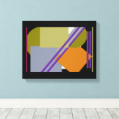 "Multicolot Moderne Kunst" Canvas Afdruk (Insitu (Houten vloer))