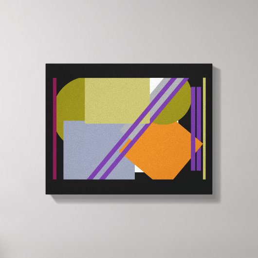 "Multicolot Moderne Kunst" Canvas Afdruk (Voorkant)