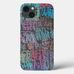 Multicolour abstract interieur ontwerp Krijt Case-Mate iPhone Case
