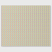 Multicolour Cartoon Uil Wrapping Papier (Vlak)