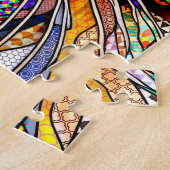 Multicolour Cat 711 patronen Legpuzzel (Zijkant)