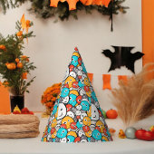 Multicolour Doodle Monster Cartoon Feesthoedjes