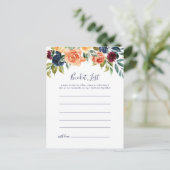 Multicolour Elegant Bloemen Bucket List Kaarten (Staand voorkant)