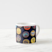Multicolour Faux Bottle Pet Design Espresso Kop (Voorkant rechts)