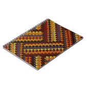 Multicolour gebreid naadloos patroon notitieboek (Linkerzijde)