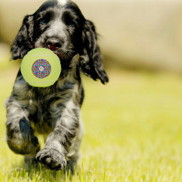 Multicolour hart oogbal collage kleurrijk tennisballen