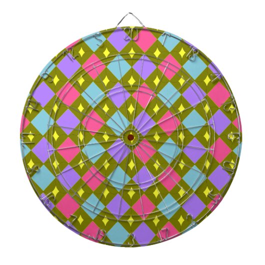 Multicolour Honeycomb Creëer Uw Eigen Dart Board Dartbord (Voorkant)