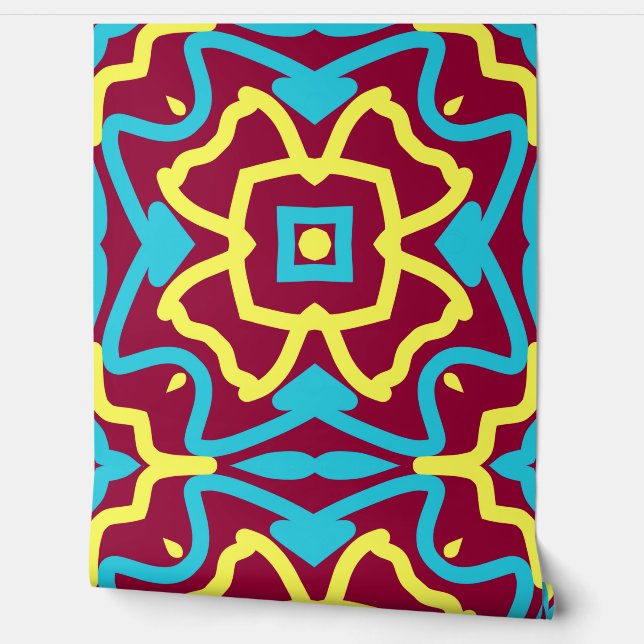 Multicolour klassiek "Ratti_Creative_Arts" wallpap Behang (Afrollen)