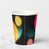 Multicolour Party Bokeh Papieren Bekers (Rechts)