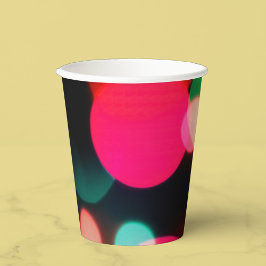 Multicolour Party Bokeh Papieren Bekers