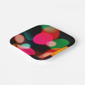 Multicolour Party Bokeh Papieren Bordje (Gebogen)