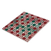 Multicolour schaduw Polka dot Tegeltje (Zijkant)