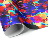 Multicolour schedel en cross botten Pirate Print Cadeaupapier (Rol Hoek)