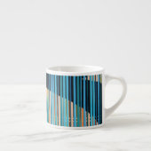 Multicolour streepontwerp espresso kop (Rechts)