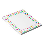 Multicolour Verjaardagsballonnen Eenvoudig Notitieblok (Schuin)
