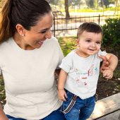 Multicolour vlinder T-shirt