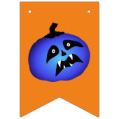 Multicoloured Halloween Girlande scary Pumpkins Vlaggetjes (Tweede vlag)