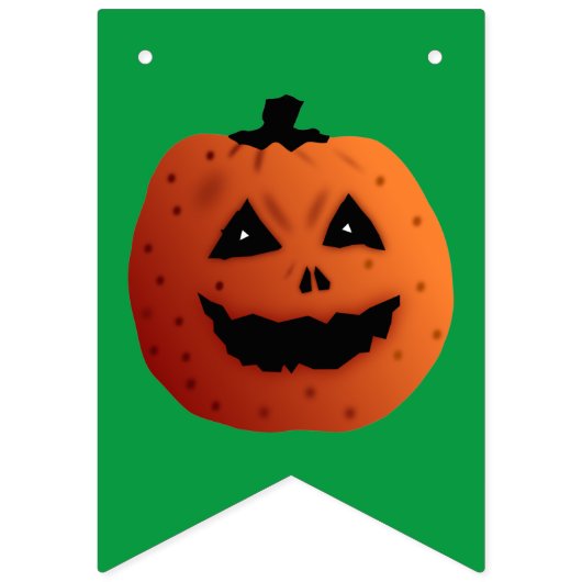 Multicoloured Halloween Girlande scary Pumpkins  Vlaggetjes (Eerste vlag)