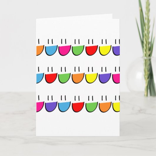 Multicoloured Kaart van de Groeten van het Gezicht (Voorkant)