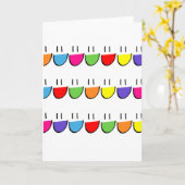 Multicoloured Kaart van de Groeten van het Gezicht (Gele Bloem)