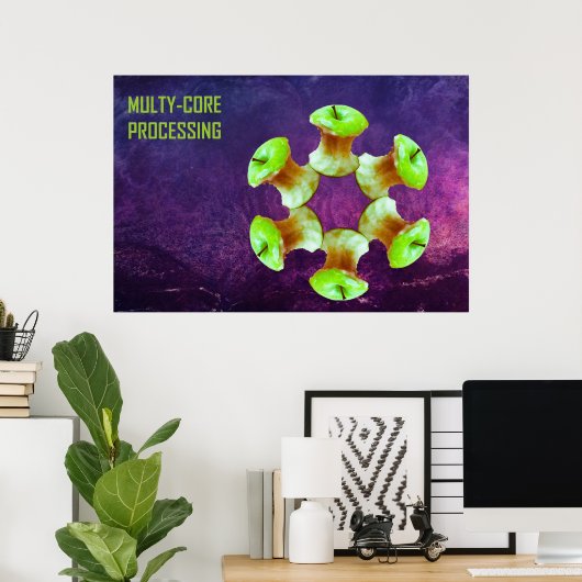 Multicore-verwerking Poster (Thuiskantoor)