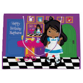 Multicultural Alice - Drink me Large Gift Bag Groot Cadeauzakje (Voorkant)