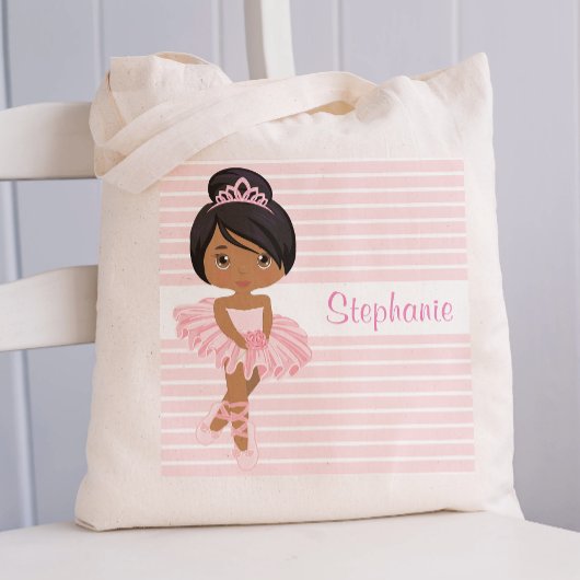 Multicultural Ballerina Two Sided Tote Bag