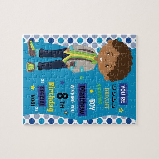 Multicultural Birthday Boy Legpuzzel (Horizontaal)