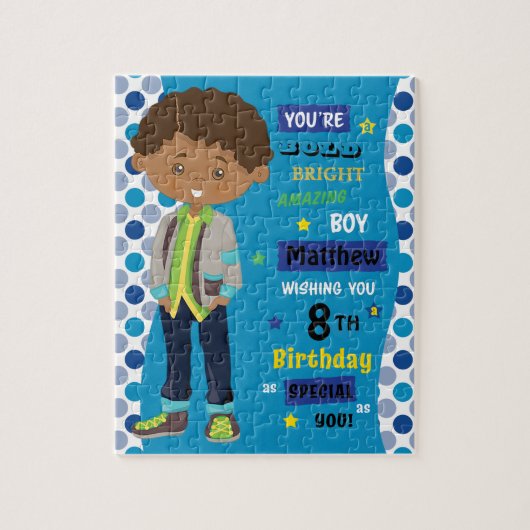 Multicultural Birthday Boy Legpuzzel (Verticaal)