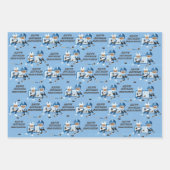 Multicultural Boy Hockey Personalized Inpakpapier Vel (Voorkant 2)