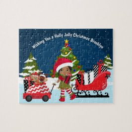 Multicultural Girl Elf Legpuzzel