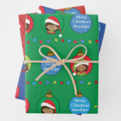 Multicultural Girl Elf personaliseren Inpakpapier Vel (In situ)