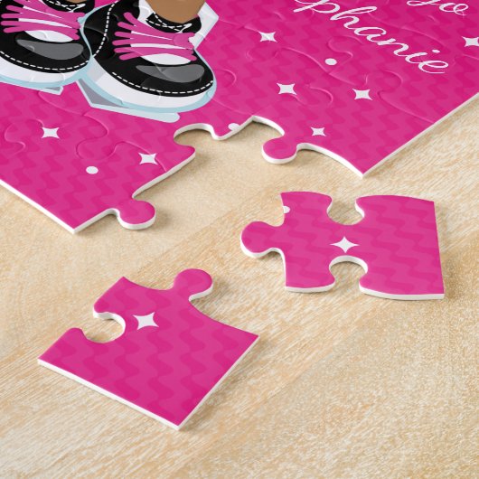 Multicultural Girl Positive Message Personalized Legpuzzel (Zijkant)