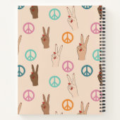 Multicultural Hand Pattern Notitieboek (Achterkant)