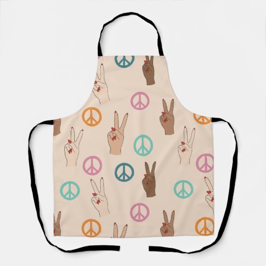 Multicultural Hand Pattern Schort (Voorkant)