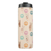 Multicultural Hand Pattern Thermosbeker (Voorkant)