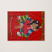 Multicultural Kerstmis Ballerina Legpuzzel (Horizontaal)
