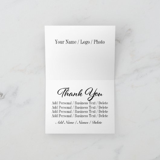 Multicultureel dankjewel of blanco kaart (Binnen)