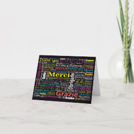Multicultureel dankjewel of blanco kaart