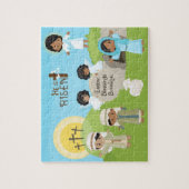 Multicultureel hij is razend Pasen Legpuzzel (Verticaal)