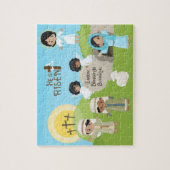 Multicultureel hij is razend Pasen Legpuzzel (Verticaal)