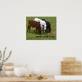 Multicultureel? We zijn multi-KOE-natuurlijk! Poster (Keuken)