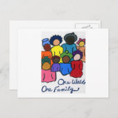 Multiculturele cadeaus briefkaart (Voorkant / Achterkant)